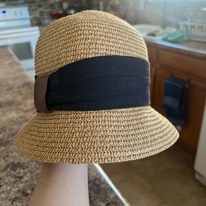 Stylish Tan and Black Women's Hat